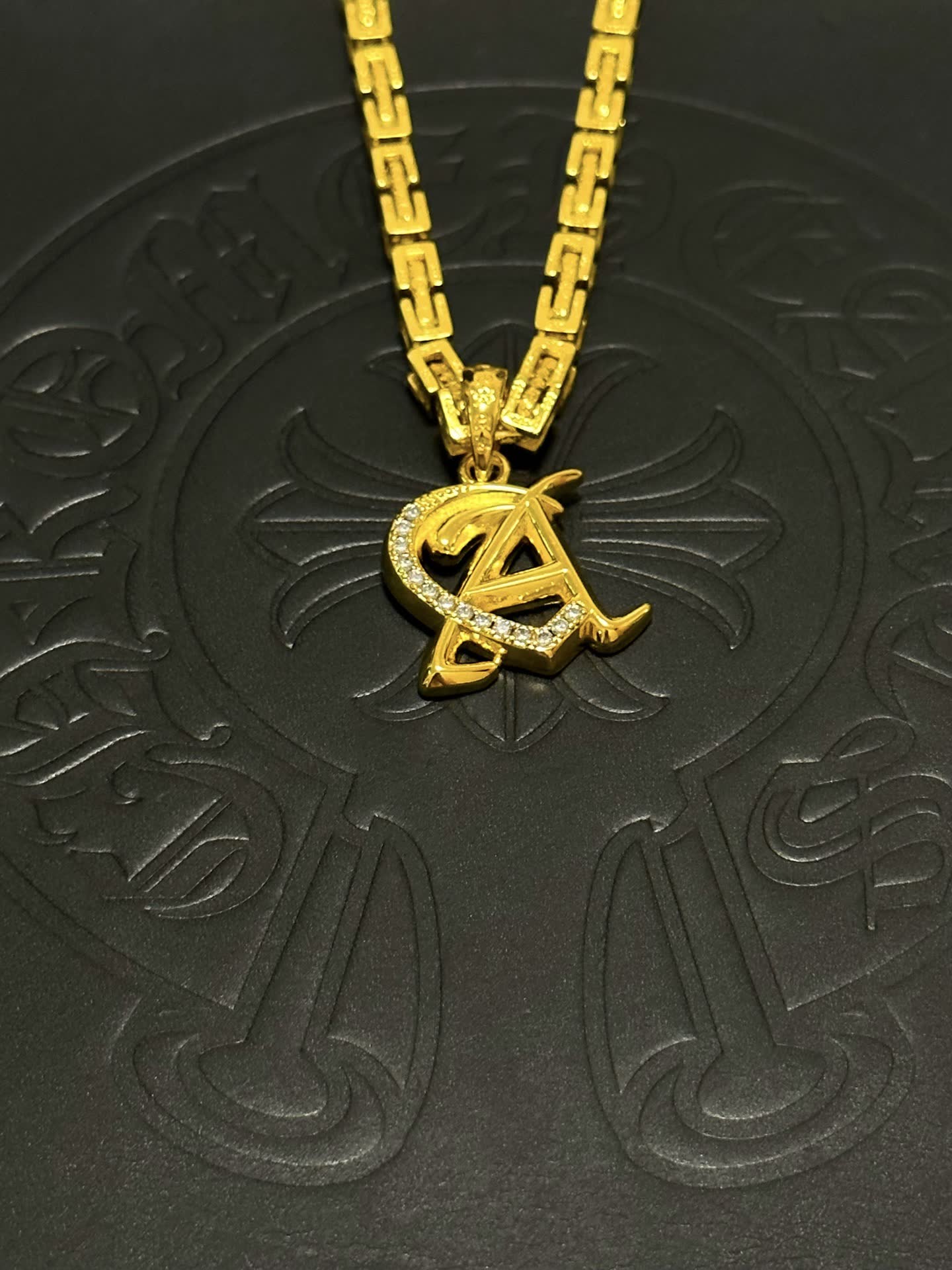 Chrome Hearts Gold Chain with Medusa Pendant